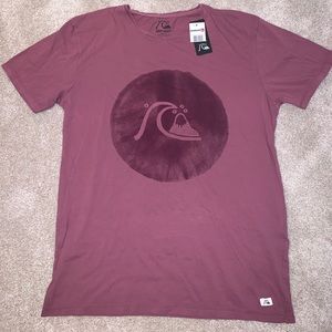 QUICKSILVER Mauve T-Shirt Sz L NWT